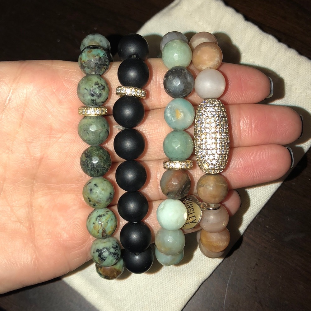 Kingsley Armelle bracelet stack